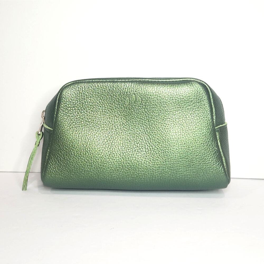 Portland Leather Goods NWOT Metallic Green Unicorn Color